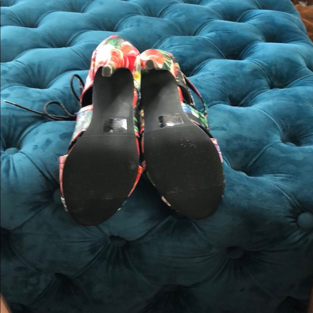 Madden Girl Ditaa Multi colored heels open toe - Picture 8 of 8